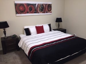 accommodation in shepparton bed